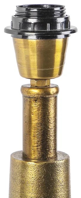Art Deco Lampa stołowa brązowa bez klosza - Diverso ArtDeco Oswietlenie wewnetrzne