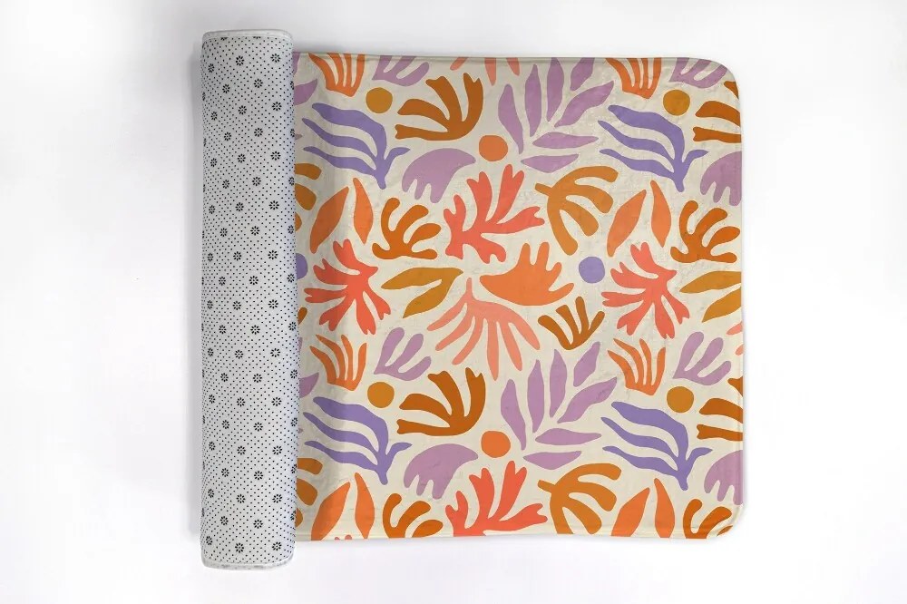 Dywanik pod prysznic Dywanik pod prysznic Rośliny Abstrakcja