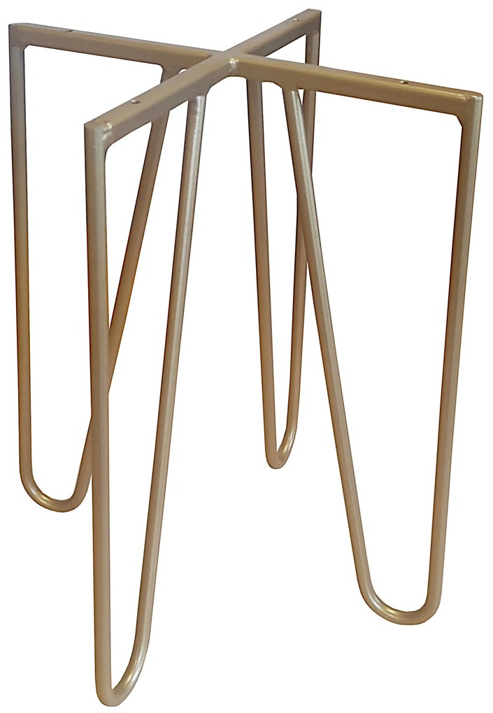 Taboret Venus HAIRPIN noga złota MG55