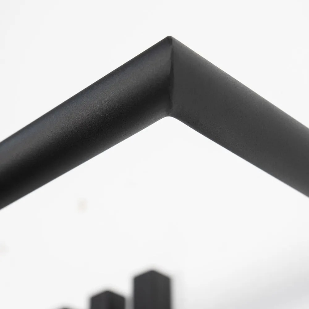 Czarny metalowy wieszak ścienny 65 cm Senza – Spinder Design