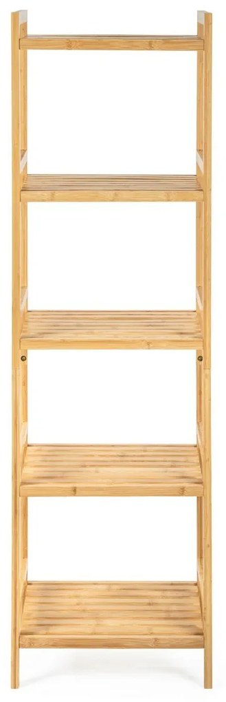 G21 Regał bambusowy, 5 półek, 5 pięter