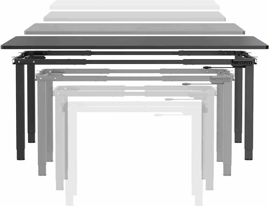 LVN System Stelaż Control Flex Pro Czarny