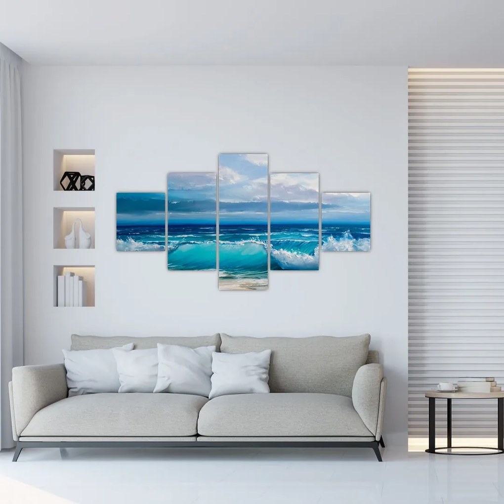 Obraz - Fale morskie (125x70 cm)