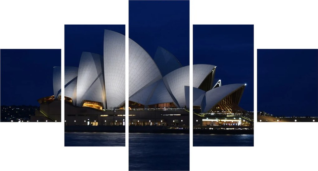 Obraz Sydney w nocy (125x70 cm)