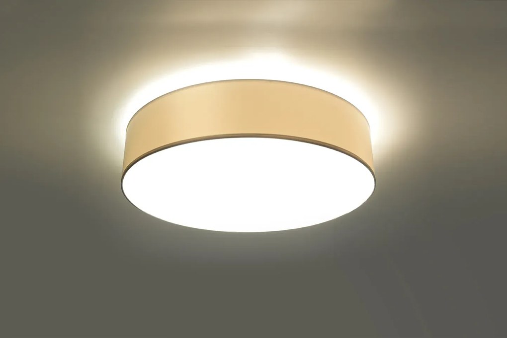Biały minimalistyczny plafon - EX507 R9-S76