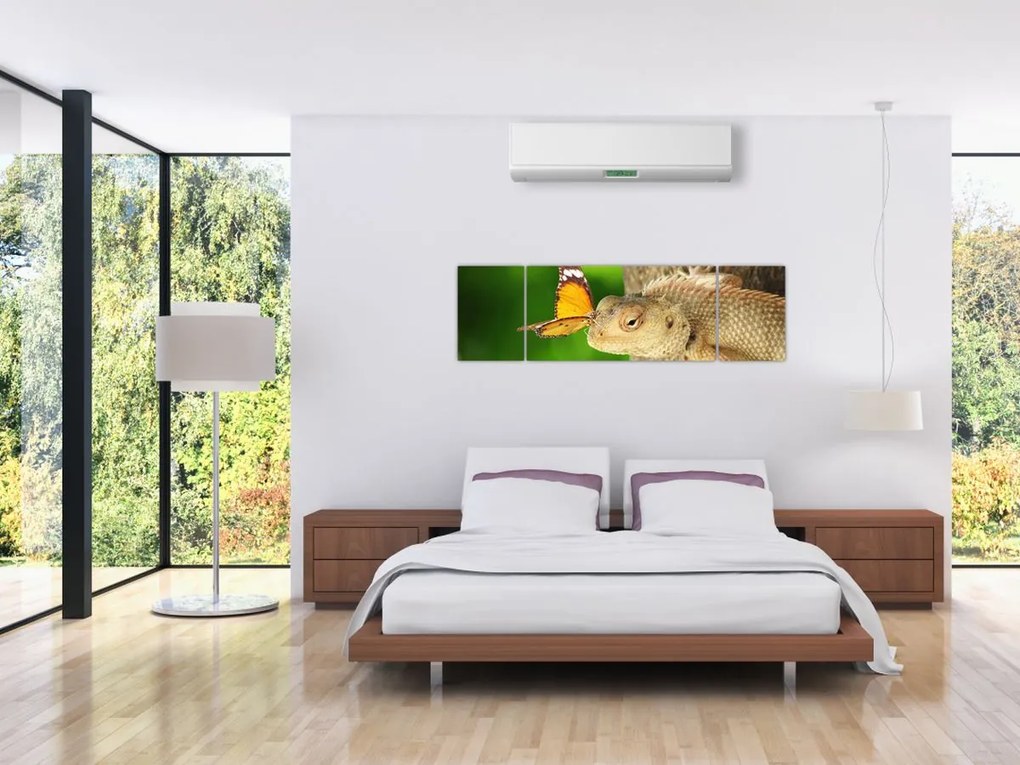 Obraz - Jaszczurka (170x50 cm)