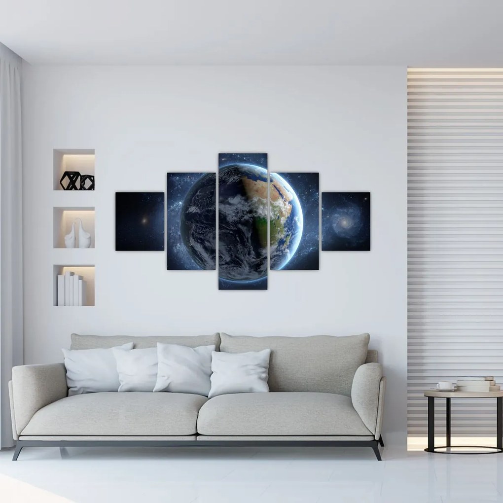 Obraz - Widok z kosmosu (125x70 cm)