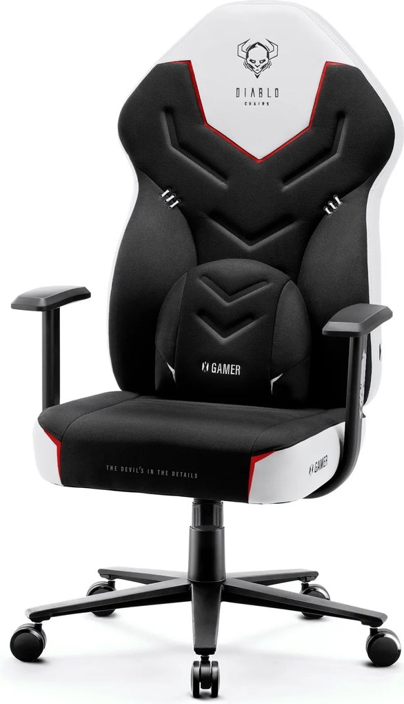 Krzesło do gamingu Diablo X-Gamer 2.0 Normal Size Snow White
