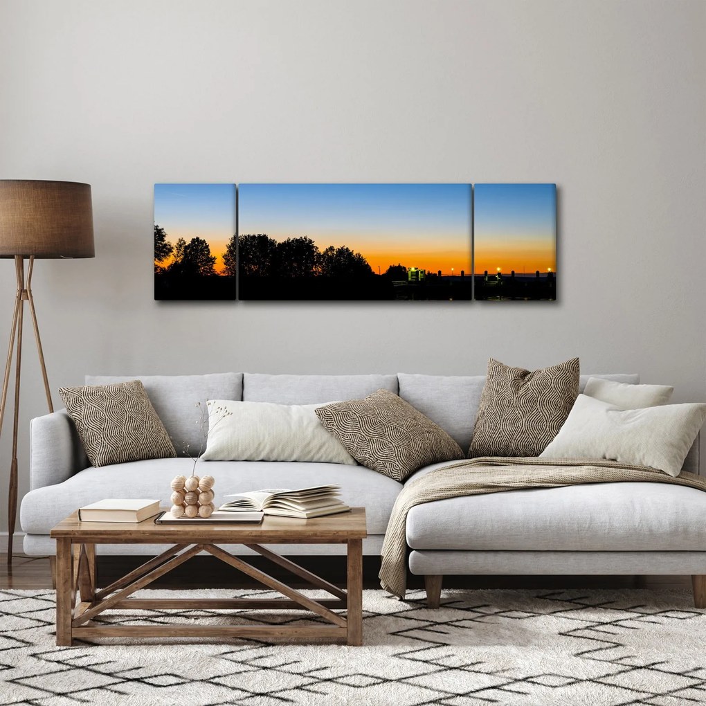 Obraz zachodu słońca (170x50 cm)