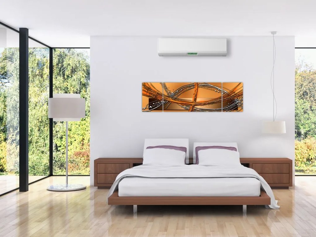 Abstrakcyjny obraz (170x50 cm)