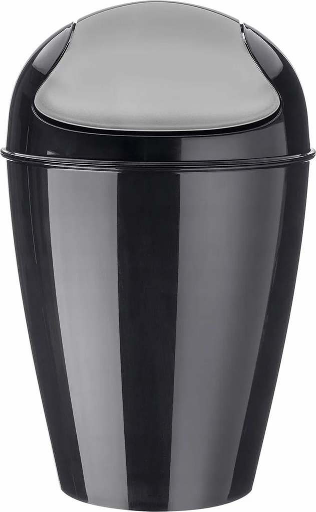 Koziol Kosmetyczny kosz na śmieci DEL S, 5 l, czarny