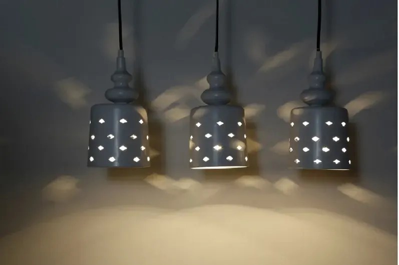 Dekoracyjna lampa wisząca na listwie - 4X V155 N4-B22