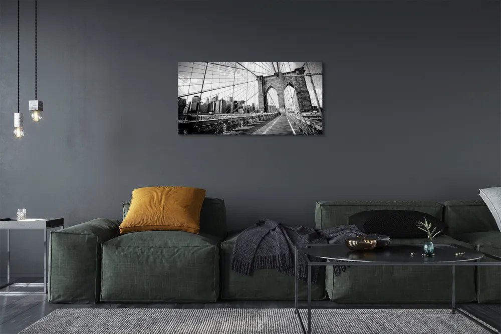 Zdjęcie na płótnie Most na Tle Wieżowców