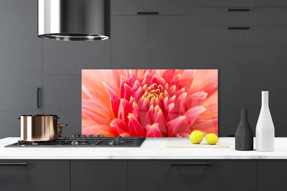 Panel Szklany do Kuchni Subtelny Pączek Kwiatowy