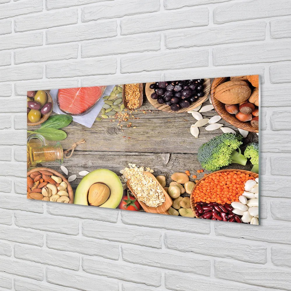 Panel nad Blat Kuchenny Zdrowa Kompozycja Warzywna