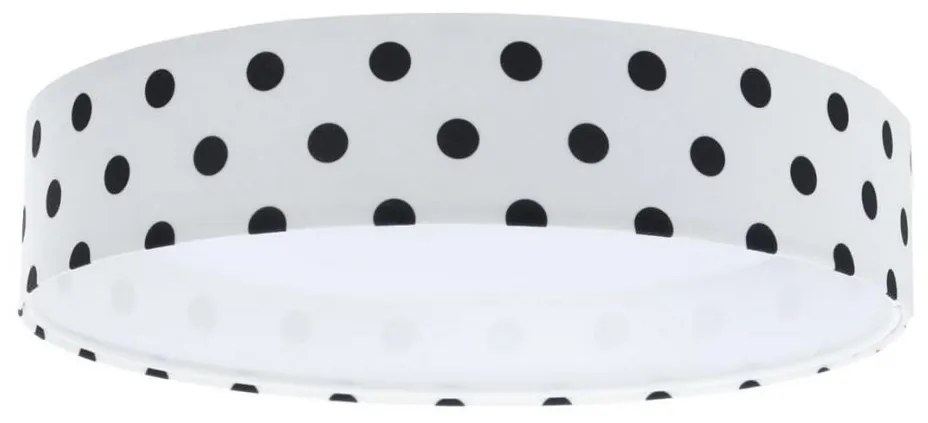 LED Lampa sufitowa GALAXY KIDS LED/24W/230V kropki biało-czarna