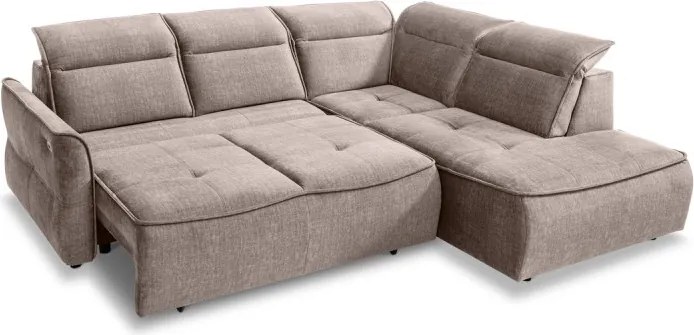 Narożnik MURILLO L z elektryczną regulacją siedziska Prawostronny w tkaninie VOGUE 02 WERSAL