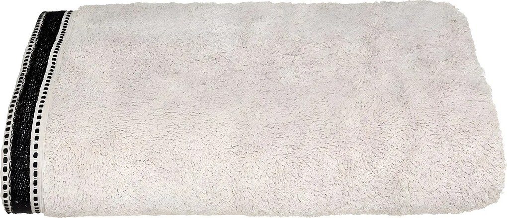 Ręcznik Kąpielowy z Bawełny Beżowy Len 70 x 130 cm Gruby i Miękki