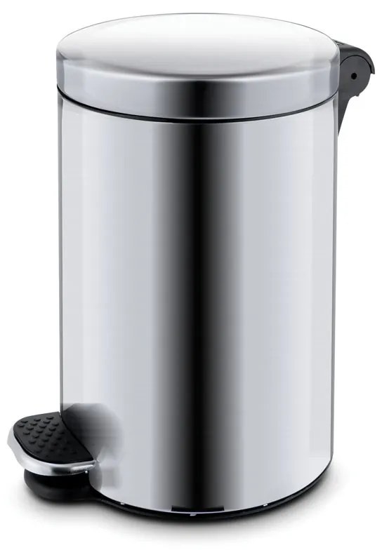 Wewnętrzny kosz na śmieci z pedałem, 30 l, nierdzewny matowy