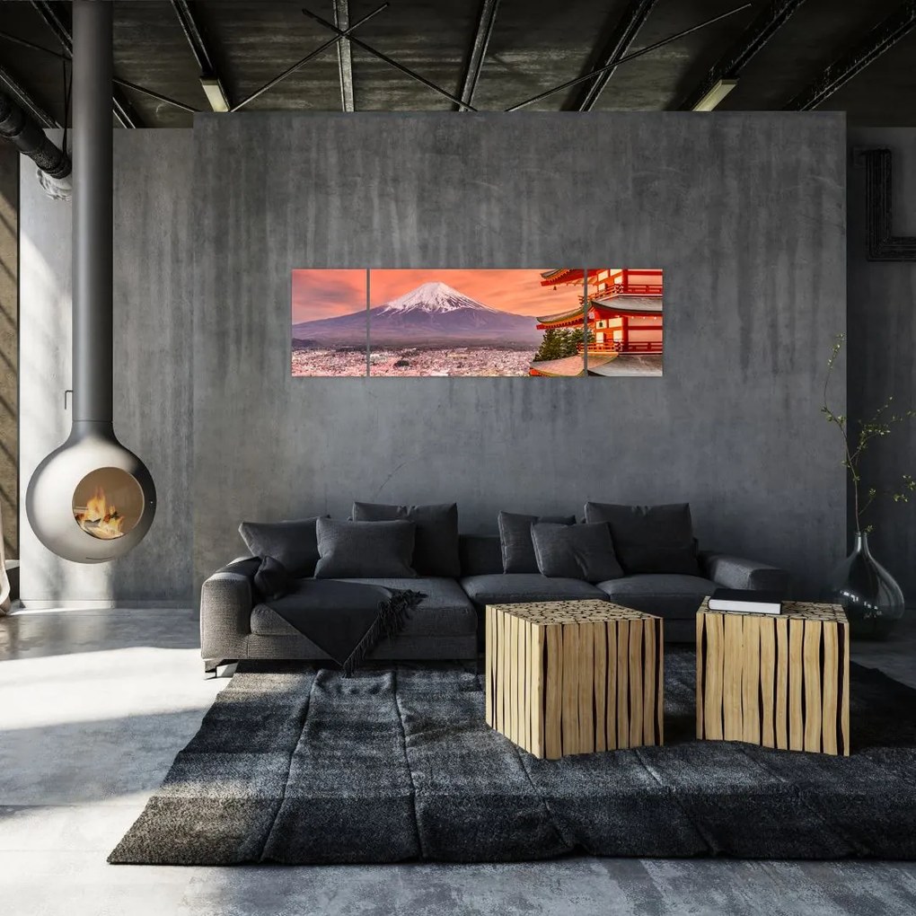 Obraz - Fujiyoshida, Japonia (170x50 cm)