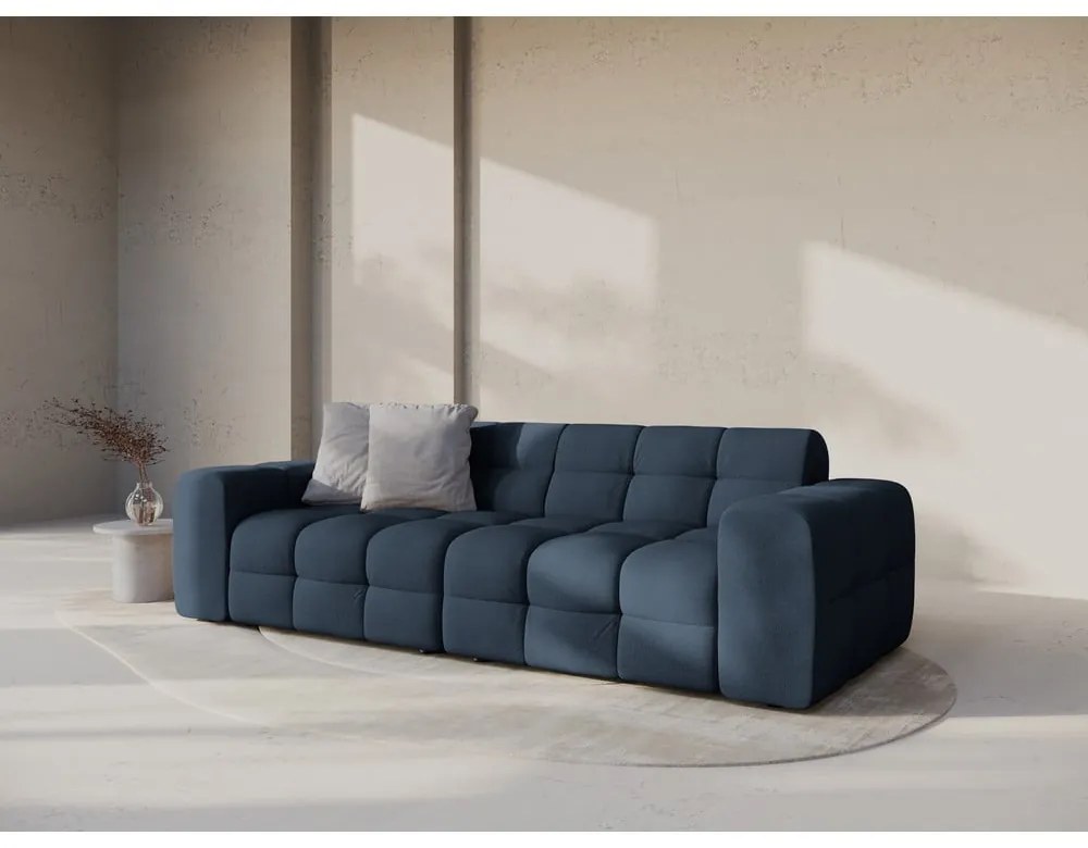 Ciemnoniebieska sofa 255 cm Kendal – Micadoni