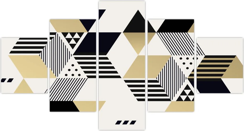 Obraz - Kształty geometryczne N⁰1 (125x70 cm)
