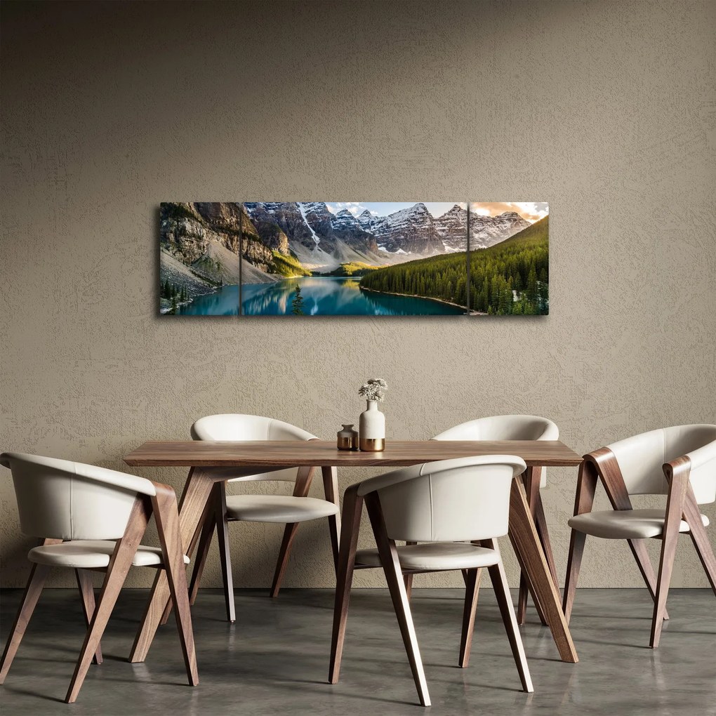 Obraz - Kanada, Park Narodowy Banff, Jezioro Moraine (170x50 cm)