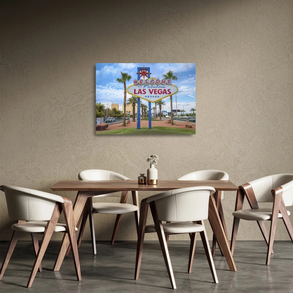 Obraz na szkle - Las Vegas (70x50 cm)