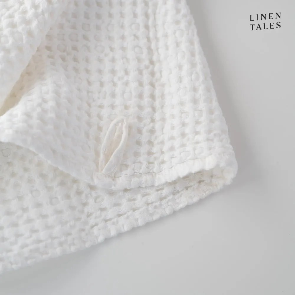 Białe ręczniki zestaw 3 szt. Honeycomb – Linen Tales