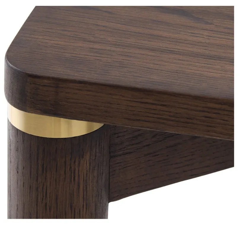 Brązowy rozkładany stół 95x180 cm Arun – Unique Furniture