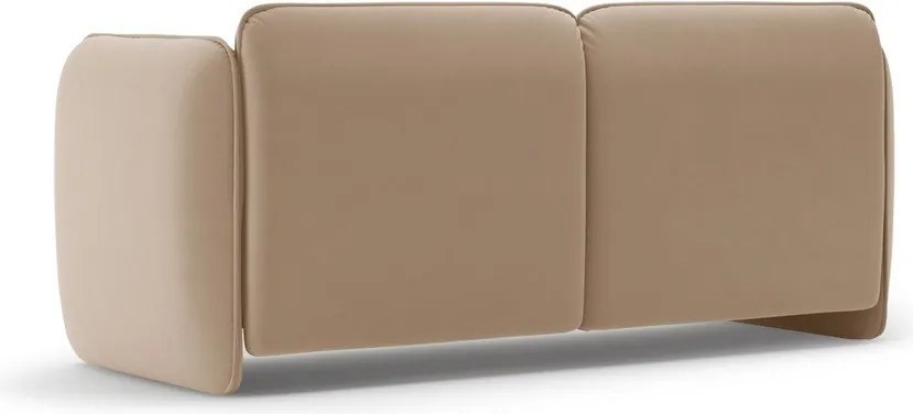 Brązowa aksamitna sofa 168 cm Georgia – Micadoni