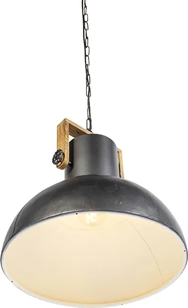 Industrialna lampa wisząca ciemnoszara z mango - Mangoes
