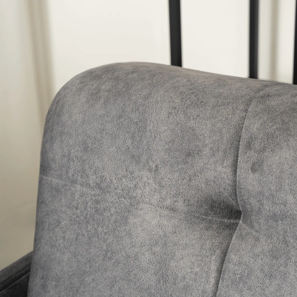 Sofa z Funkcją Spania TIVOLI Wersalka Rozkładana Dwuosobowa Szara Welurowa Nowoczesna do Salonu