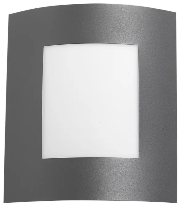 Zewnetrzna Inteligentna lampa ścienna zewnętrzna antracytowa w komplecie z WiFi A60 - Emmerald Nowoczesny Oswietlenie zewnetrzne