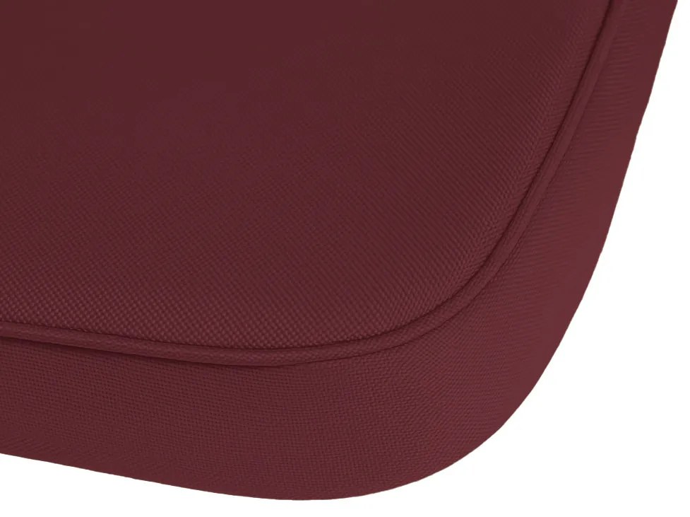 Poduszka na krzesło ogrodowe VIREON 44x45 cm, bordowy