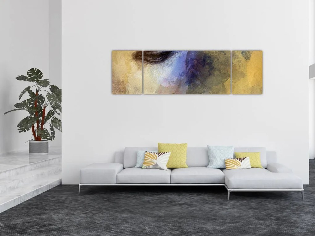 Obraz - Portret kobiety, rysunek (170x50 cm)