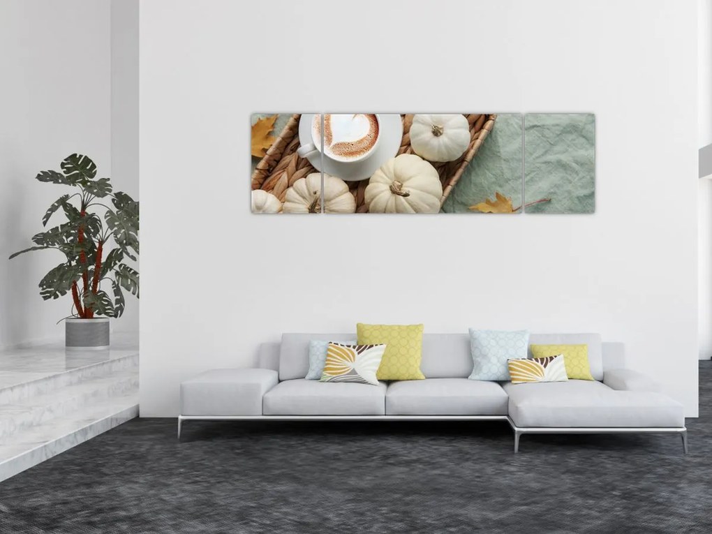 Obraz - Jesienny relaks (170x50 cm)
