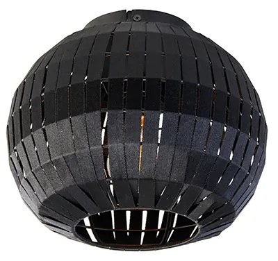 Nowoczesna lampa sufitowa czarna 26 cm - Zoë Nowoczesny Oswietlenie wewnetrzne