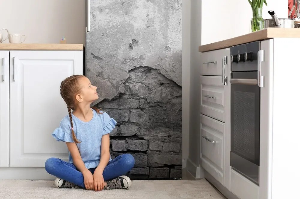 Mata magnetyczna na lodówkę Stary mur