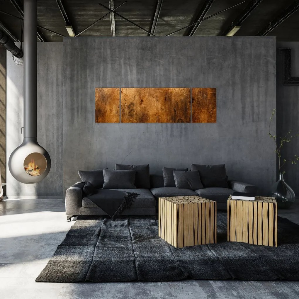 Obraz - Detal drewna (170x50 cm)