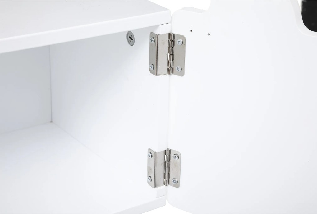 Szafka nocna dla dziecka LISEK z sosnowymi nóżkami, 53 cm