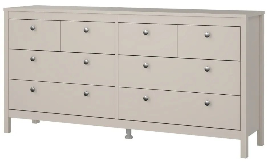 Szarobeżowa komoda 159x80x38 cm Madrid – Tvilum