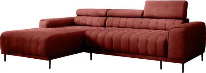 Narożnik CALDO S/MINI Lewostronny z funkcją spania wolnostojąca w tkaninie RUN AGAIN 55 WERSAL