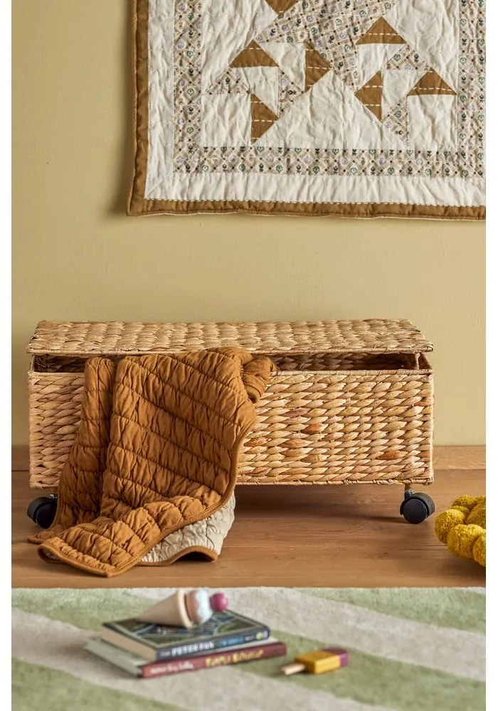 Pojemnik dziecięcy z hiacyntu wodnego 63x40x26 cm Nelas – Bloomingville Mini
