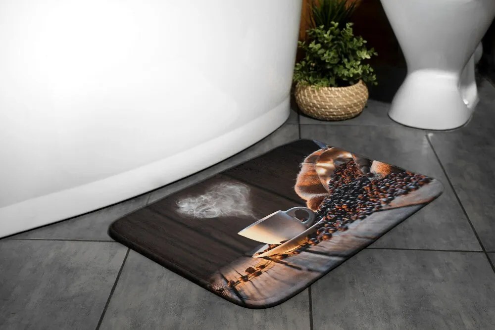 Dywanik pod prysznic Dywanik pod prysznic Kawa Serce