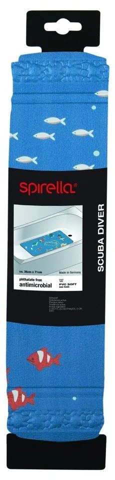 Dziecięca mata antypoślizgowa do wanny 36x71 cm Scuba Diver – Spirella