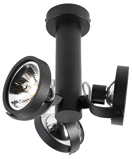 Designerski reflektor regulowany 3-światłowy w tym G9 czarny - GoesDesignerski Oswietlenie wewnetrzne