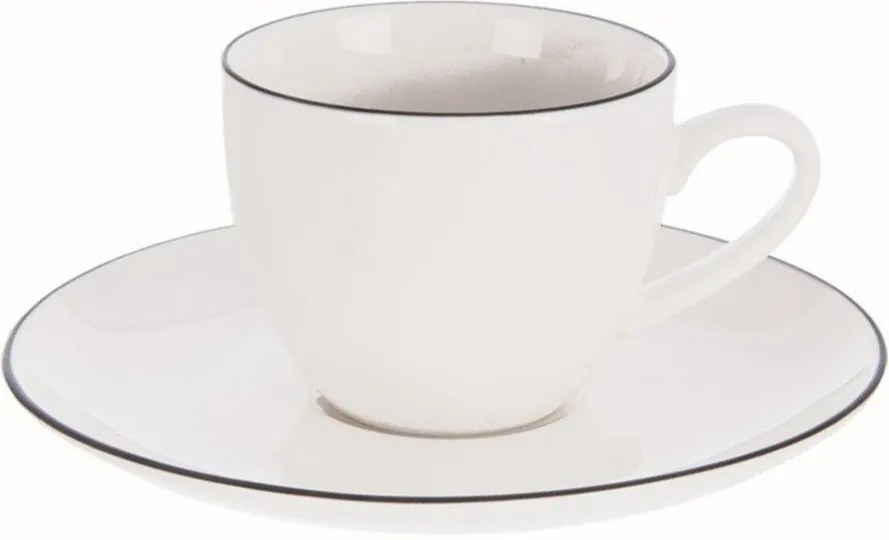 Biała porcelanowa filiżanka na espresso 100 ml Decora – Orion