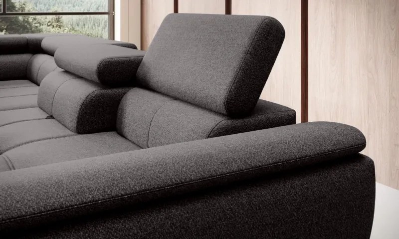 Narożnik DENVER L Prawostronny z funkcją spania Prawostronny w ktaninie SERENO 686 WERSAL