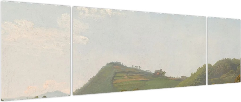 Obraz - Simon Denis,  View Near Naples, reprodukcje (170x50 cm)